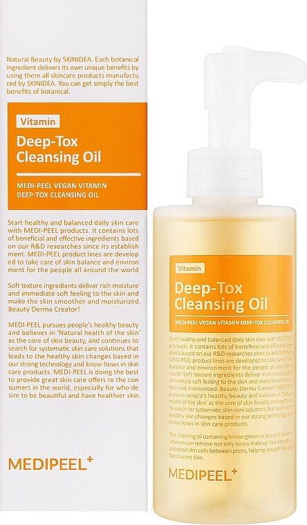 Купити Гідрофільна олія з комплексом вітамінів Vegan Vitamin Deep-Tox Cleansing Oil на Elune.com.ua
