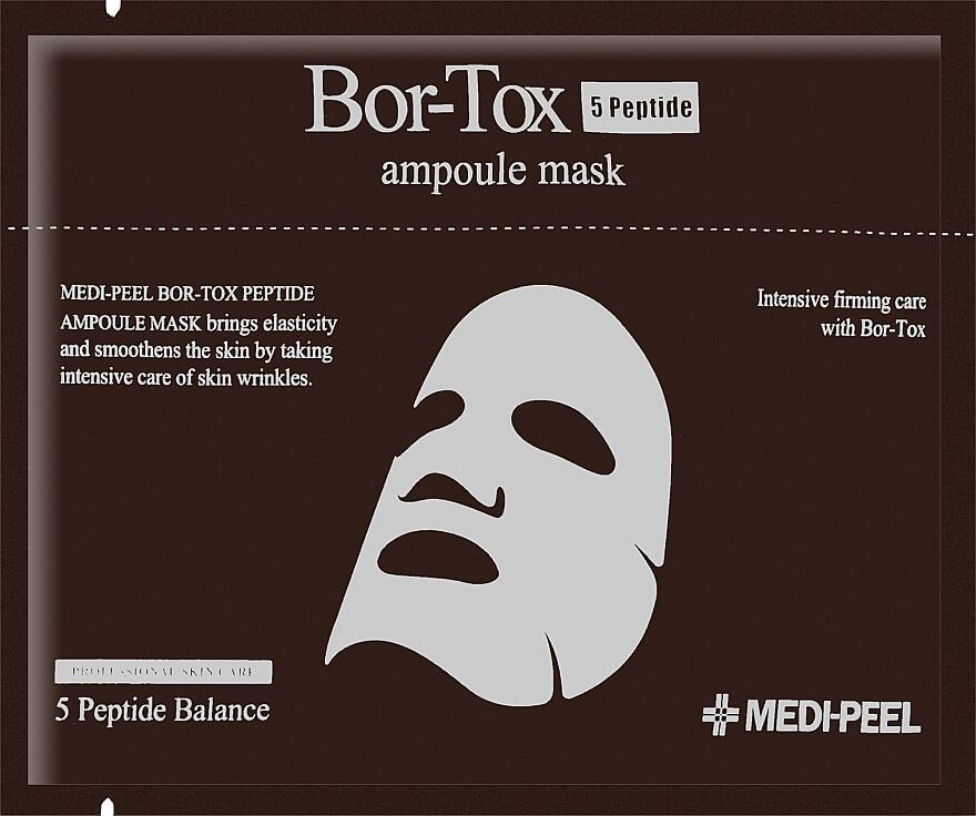 Купити Тканинна ліфтинг-маска з пептидним комплексом Bor-Tox 5 Peptide Ampoule Mask на Elune.com.ua