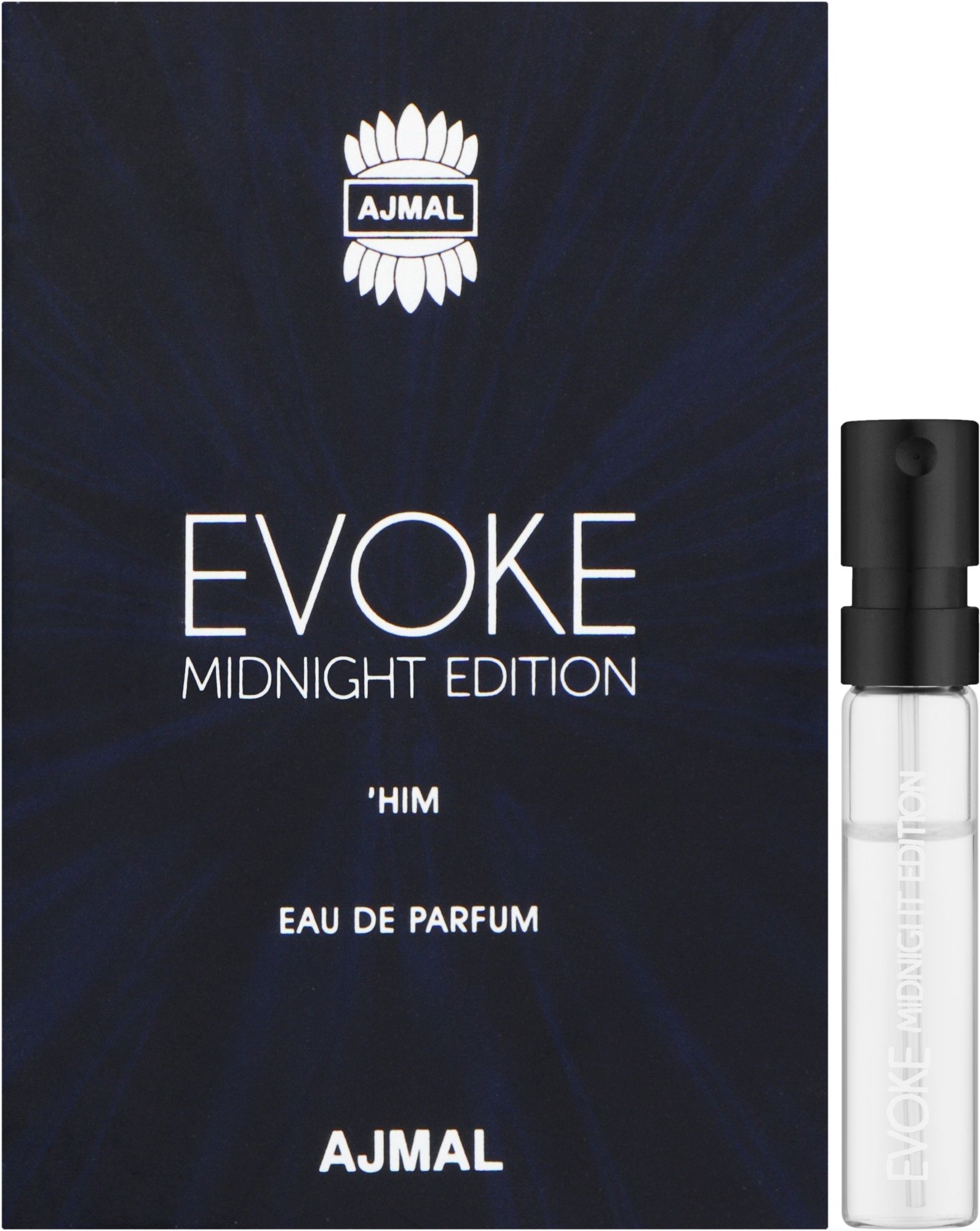 Купити Мініатюра Ajmal Evoke Midnight Edition Парфумована вода на Elune.com.ua