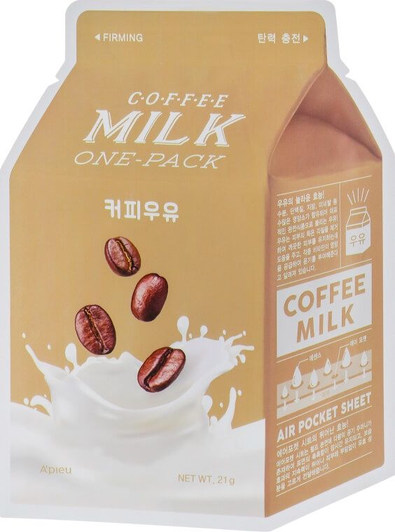 Купити Відновлювальна маска проти зморшок Coffee Milk One-Pack на Elune.com.ua