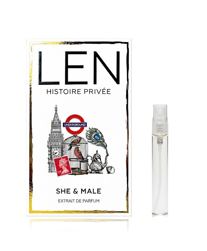 Купити Мініатюра Len Fragrances She & Male Екстракт на Elune.com.ua