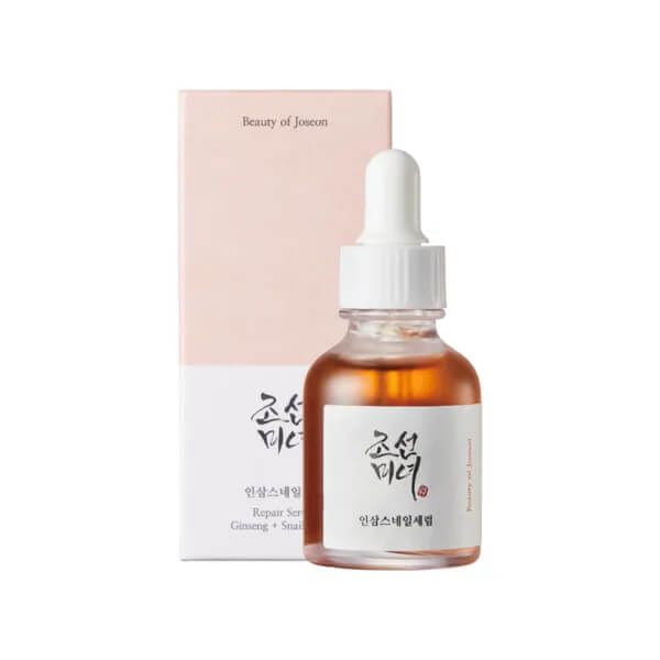 Купити Сироватка з женьшенем і муцином равлика Repair Serum Ginseng + Snail Mucin на Elune.com.ua