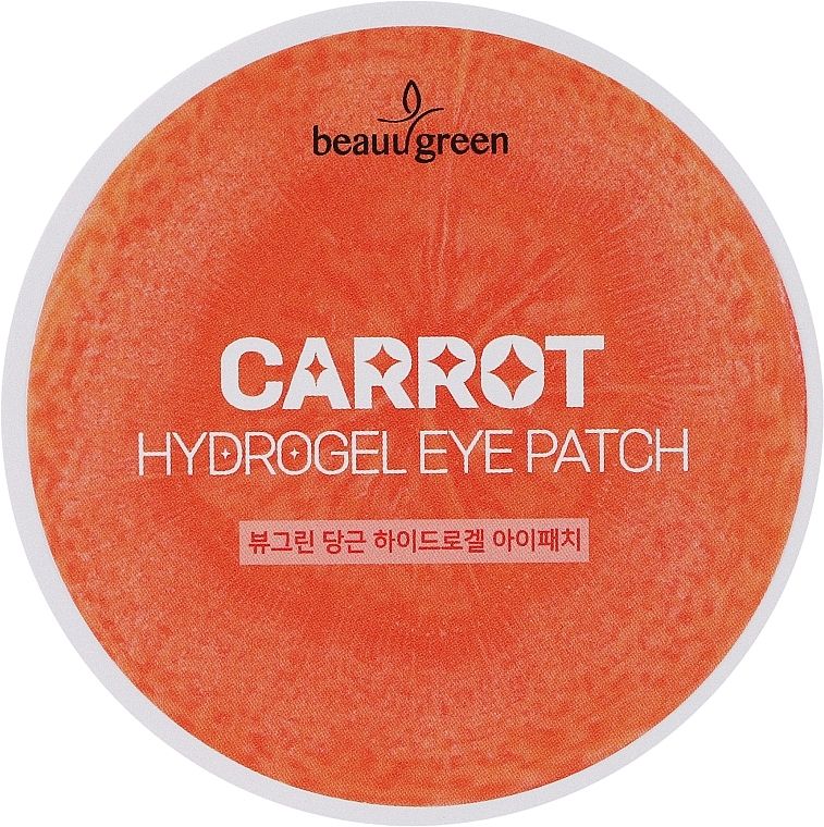 Купити Антиоксидантні гідрогелеві патчі з морквою Beauugreen Carrot Hydrogel Eye Patch на Elune.com.ua
