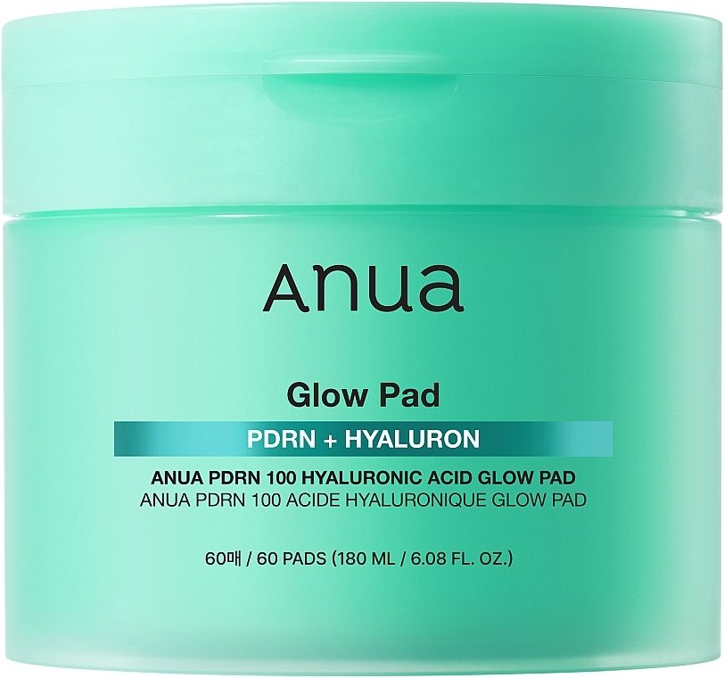 Купити Зволожувальні тонер-педи Anua PDRN 100 Hyaluronic Acid Glow Pad на Elune.com.ua
