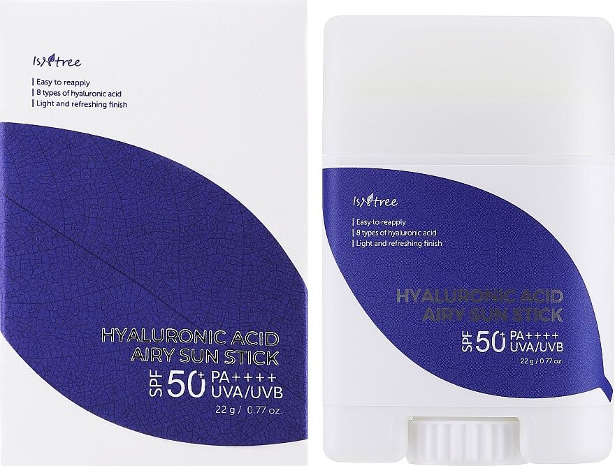 Купити Сонцезахисний стік з гіалуроновою кислотою Hyaluronic Acid Airy Sun Stick SPF 50+ PA ++++ на Elune.com.ua