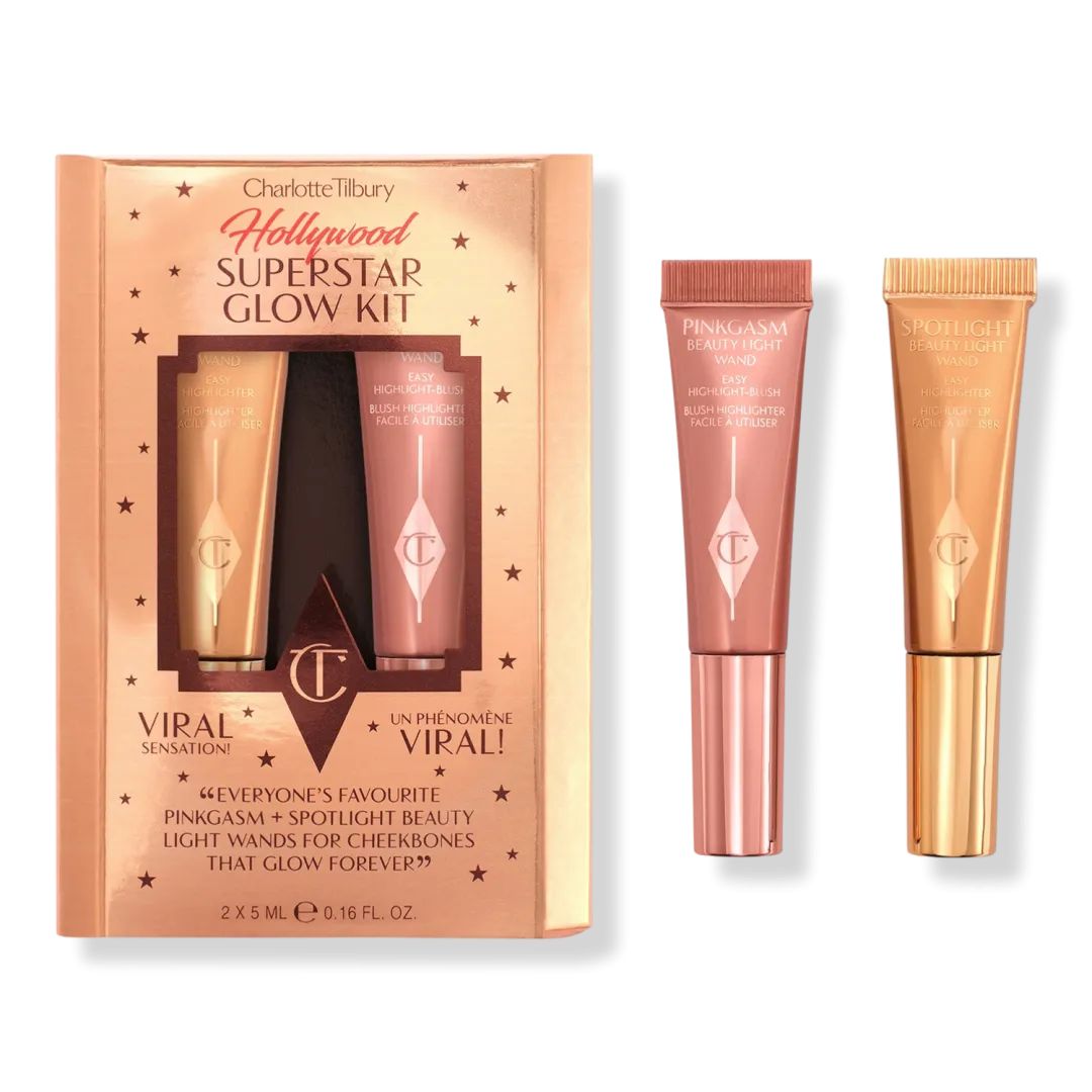 Купити Набір Charlotte Tilbury Hollywood Superstar Glow Kit (Хайлайтер 5 мл + Рум'яна 5 мл) на Elune.com.ua
