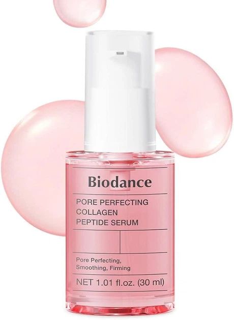 Купити Сироватка для розгладження пор з колагеном та пептидами Biodance Pore Perfecting Collagen Peptide Serum на Elune.com.ua