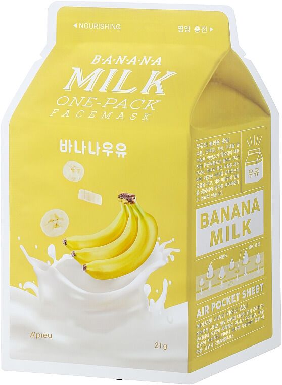 Купити Зволожувальна маска з Бананом Banana Milk One-Pack на Elune.com.ua