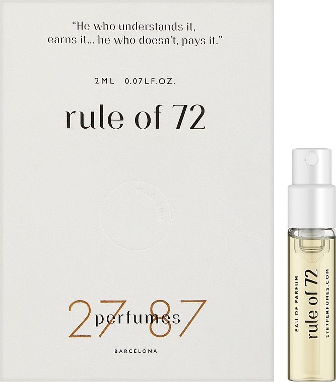 Купити Мініатюра 27 87 Perfumes Rule 72 Парфумована вода на Elune.com.ua
