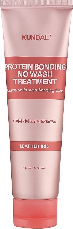 Купити Незмивний кондиціонер для волосся "Шкіра та ірис" Kundal Protein Bonding No Wash Treatment Leather Iris на Elune.com.ua