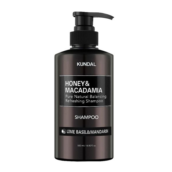 Купити Шампунь відновлюючий "Лайм, базилик и мандарин" Kundal Honey & Macadamia Nature Shampoo Lime Basil & Mandarin на Elune.com.ua