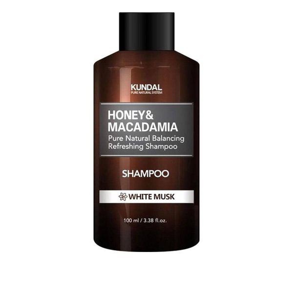 Купити Шампунь відновлюючий "Білий мускус" Kundal Honey & Macadamia Nature Shampoo White Musk на Elune.com.ua