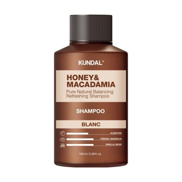 Купити Шампунь відновлюючий "Бланк - ніжний аромат чистоти" Kundal Honey & Macadamia Nature Shampoo Blanc на Elune.com.ua