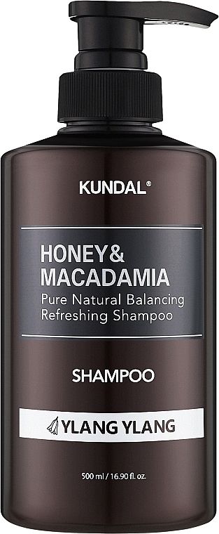 Купити Шампунь відновлюючий "Іланг-Іланг" Kundal Honey & Macadamia Nature Shampoo Ylang-Ylang на Elune.com.ua