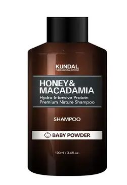 Купити Шампунь відновлюючий "Дитяча присипка" Kundal Honey & Macadamia Nature Shampoo Baby Powder на Elune.com.ua