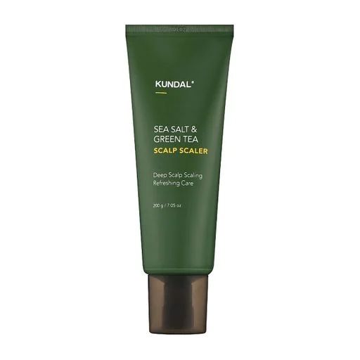 Купити Скраб для шкіри голови Kundal Sea Salt & Green Tea Scalp Scaler Herb Mint на Elune.com.ua