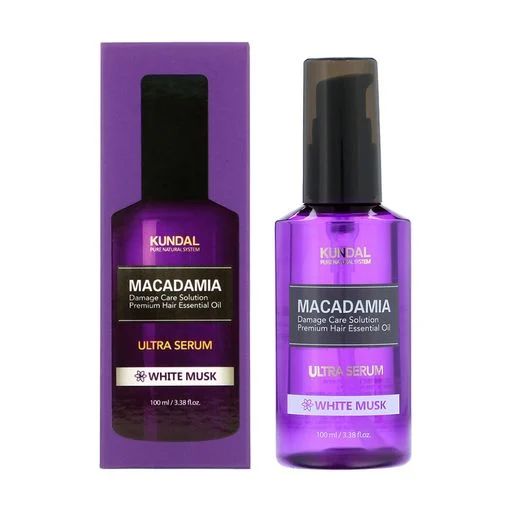 Купити Сиворотка для волосся зволожуюча «Білий мускус» Kundal Macadamia Ultra Hair Serum White Musk на Elune.com.ua