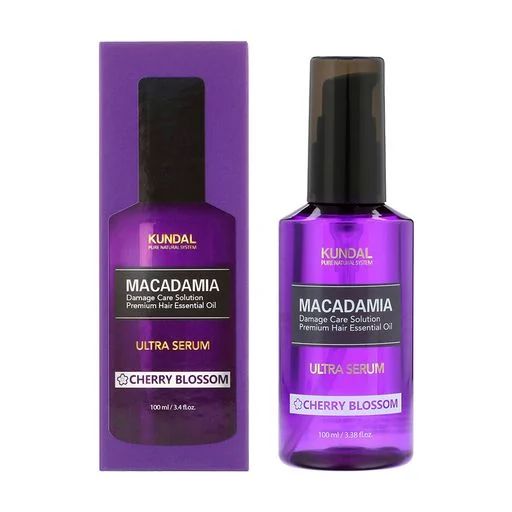Купити Сиворотка для волосся зволожуюча «Вишневий цвіт» Kundal Macadamia Ultra Hair Serum Cherry Blossom на Elune.com.ua
