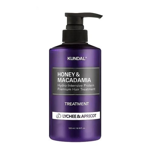 Купити Кондиціонер для волосся "«Лічі & Абрикос»" Kundal Honey & Macadamia Protein Hair Treatment Lychee & Apricot на Elune.com.ua