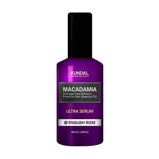 Купити Сиворотка для волосся зволожуюча «Англійська троянда» Kundal Macadamia Ultra Hair Serum English Rose на Elune.com.ua
